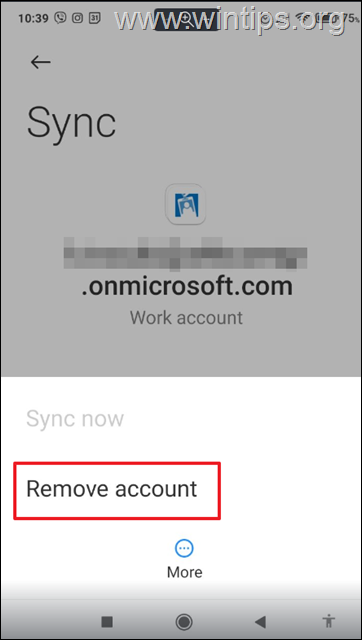 eliminar el autenticador de Microsoft