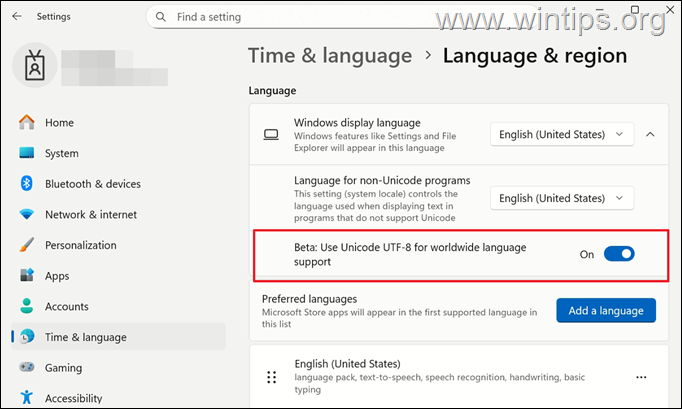 Utilice Unicode UTF-8 para compatibilidad con idiomas en todo el mundo 