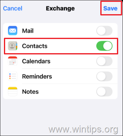 Cómo sincronizar la lista global de direcciones de Microsoft 365 con la aplicación Contactos nativa de iOS 