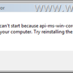 REVISIÓN: Acrobat Reader no puede iniciarse porque falta api-ms-win-core-winrt-l1-1-0.dll.