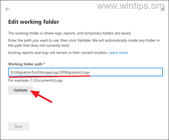 CORREGIR error de migración de SHarePoint - 0x01110012