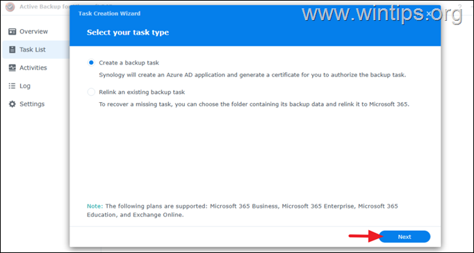 Copia de seguridad activa para Microsoft 365 Cómo hacer una copia de seguridad de los datos de Microsoft 365 en un Synology NAS con Active Backup para Microsoft 365