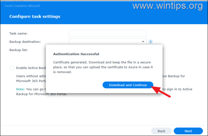 copia de seguridad de m365 en synology nas Cómo hacer una copia de seguridad de Microsoft 365 en NAS