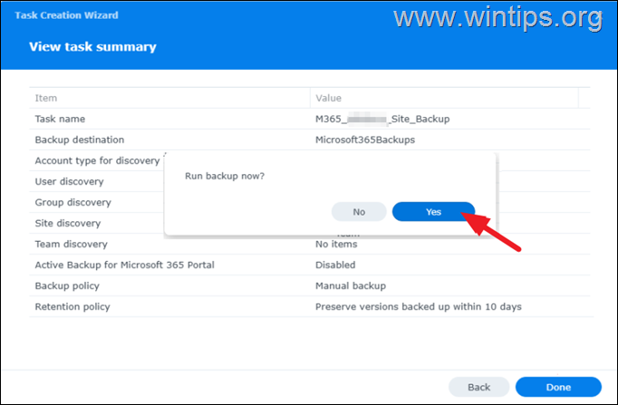 Copia de seguridad de Synology Microsoft 365 Copia de seguridad de Synology Microsoft 365