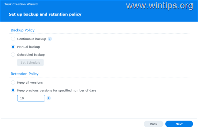 Copia de seguridad activa para Microsoft 365 Synology Active Backup para Microsoft 365