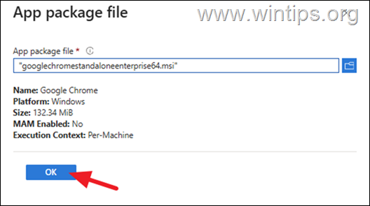 Implementación de la aplicación Intune LoB