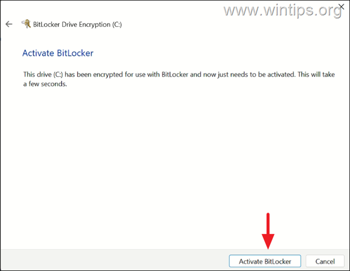 Activar BitLocker