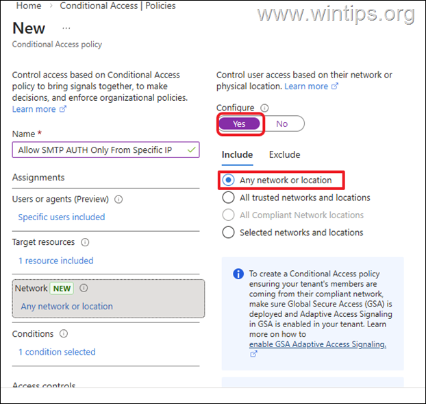 CA: restringir smtp-auth-to-ip CA: restringir la autenticación SMTP desde una sola dirección