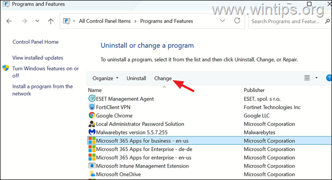 Actualice las aplicaciones de Microsoft 365 a la versión 2606 o posterior realizando una reparación en línea