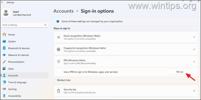 whfb Configure Windows Hello para empresas en dispositivos.