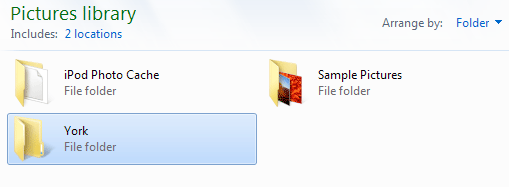 Type a name for the new folder